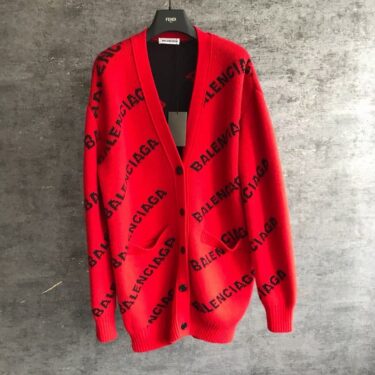 BALENCIAGA ウールニットカーディガン