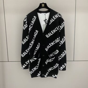 BALENCIAGA ウールニットカーディガン