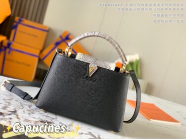 LOUIS VUITTON Capucines 27cm×18cm×9cm 一部蛇皮使用