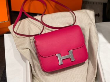 HERMES Constance EPSON皮 幅19cm ショルダーバッグ
