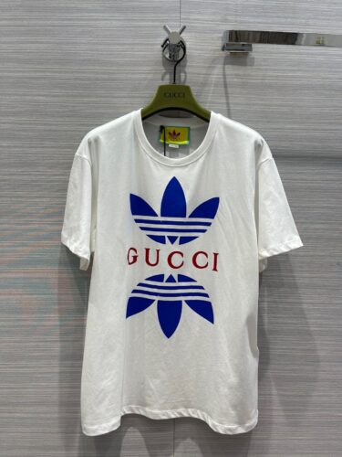GUCCI × ADIDAS　Cotton Jersey T-shirt
